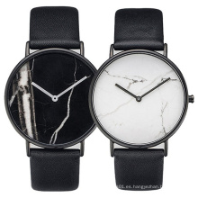 Reloj de moda de diseño especial de acero inoxidable con Marble Dial Bg432